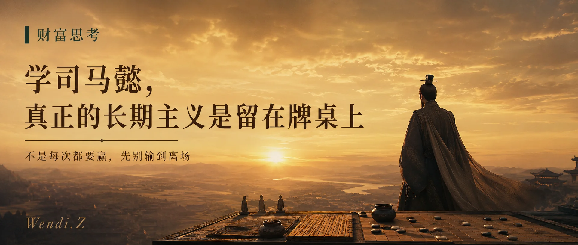 学司马懿，真正的长期主义，是留在牌桌上