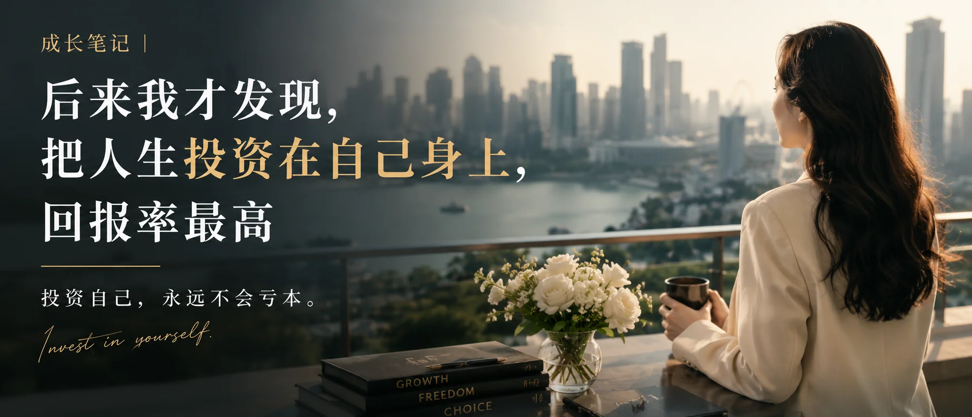 后来我才发现，把人生投资在自己身上的回报率最高